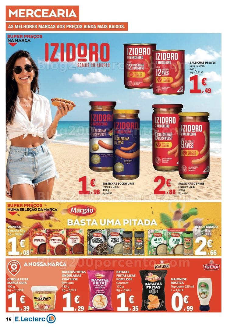 Antevisão Folheto E-LECLERC Promoções de 30 julho a 5 agosto